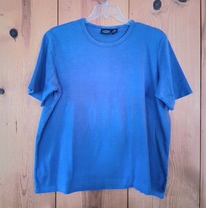 Sonoma Jeans Company Woman Cotton Jersey Top Short Sleeve